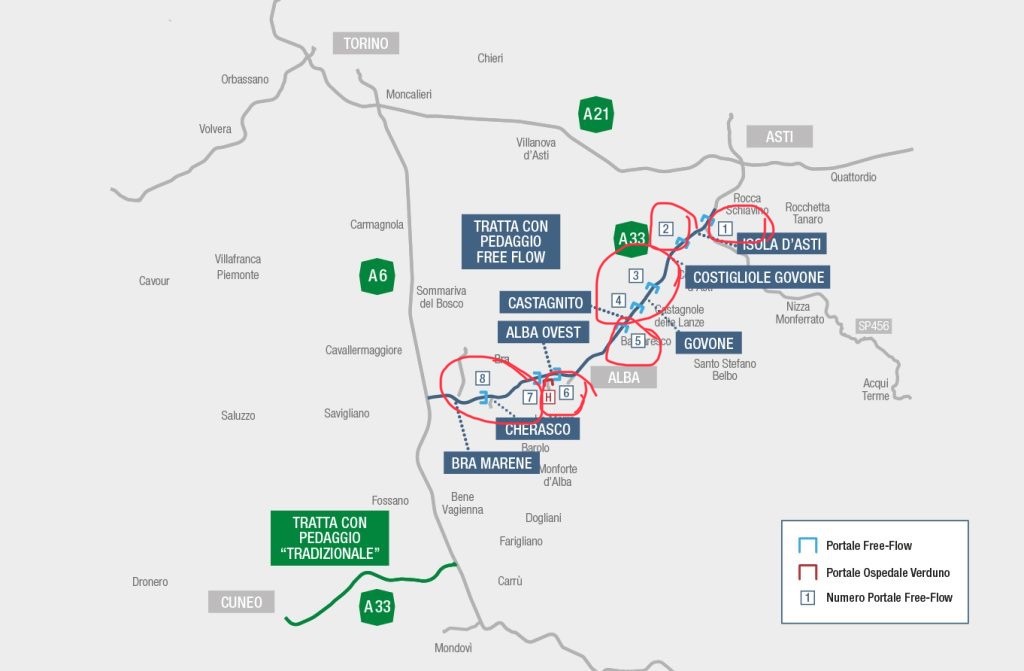 Asti-Cuneo: a settembre scatta il pedaggio free flow, mentre l'Osservatorio solleva molti dubbi