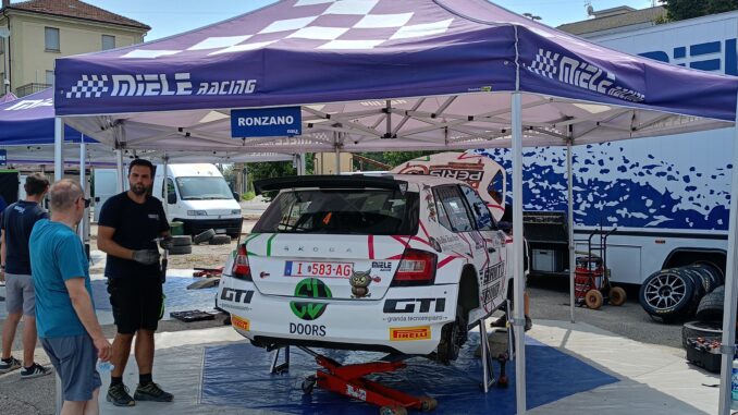 Rally Colli del Monferrato, Loris Ronzano e Gloria Andreis in testa a metà gara