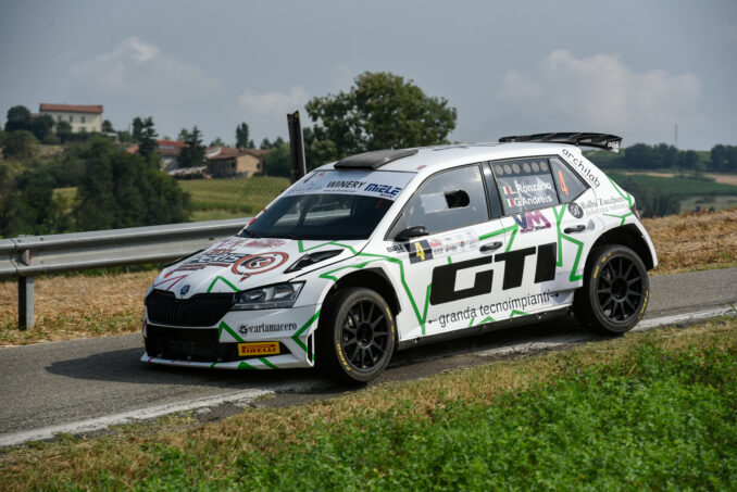 Il podio di piazza Alfieri sancisce la vittoria di Ronzano e Andreis al Rally Città di Asti
