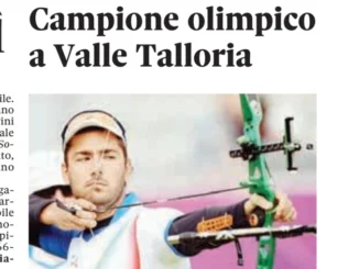 Domani Valle Talloria tifa per l'arciere Mauro Nespoli 2