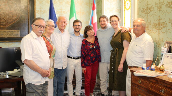 Alba: il sindaco Alberto Gatto ha incontrato Sean Snider, nipote del sindaco John 1