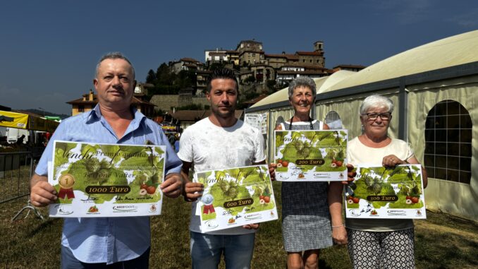 I premiati alla Fiera di Cravanzana