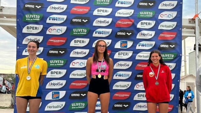Giulia Ranavolo medaglia d’oro a Riccione