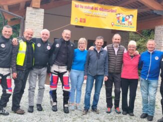 Il Motoclub dei Vigili del fuoco di Cuneo alle sorgenti del Po 1