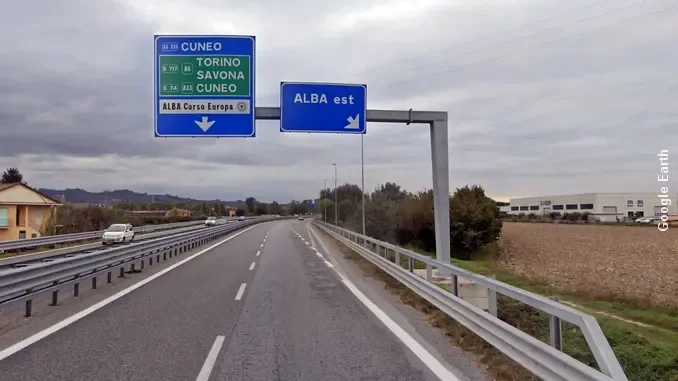 Venerdì 27 settembre resterà chiusa la rampa della tangenziale di Alba in zona Mogliasso