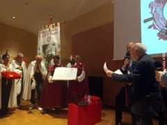 Presentato ad Alba il drappo del Palio degli asini 2024 8