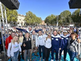Festa in piazza Alfieri per 250 bambini con Panatta, Lucchetta e Graziani