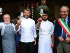 Enrico Boglioli,  chef con quattro stelle Michelin, è stato incoronato a Bra