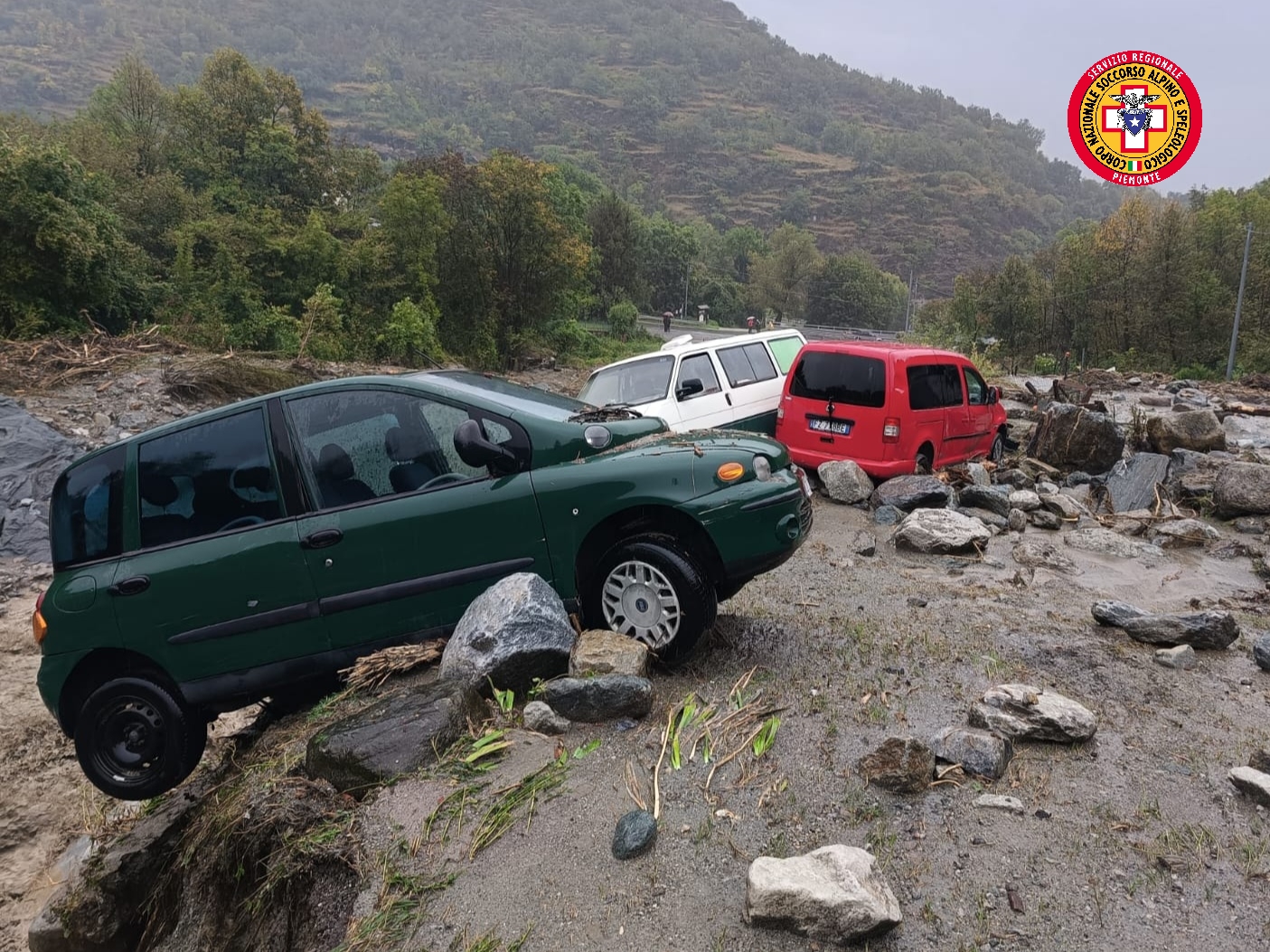 Maltempo in Piemonte, il Soccorso alpino interviene in Valle di Susa 1