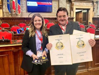 Teo Costa premiato a Palazzo Valentini a Roma
