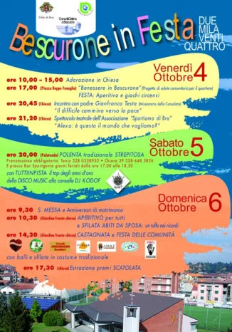 Bra: quartiere Bescurone in festa per la Madonna del Rosario 2