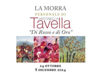 “Di rosso e di oro”, la mostra personale di Antonella Tavella a La Morra