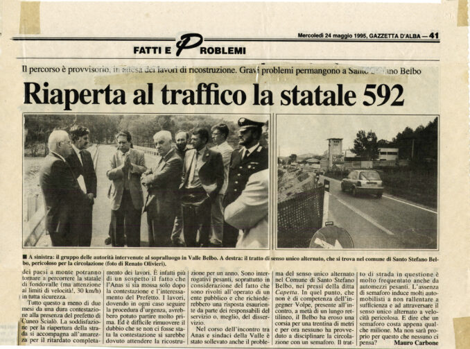 1994-2024 / Le storie: «Cortemilia sembrava un mare»: le vite salvate dal cantoniere Ercole