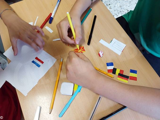Gli alunni dell'istituto comprensivo Arpino celebrano i valori dell'Unione europea