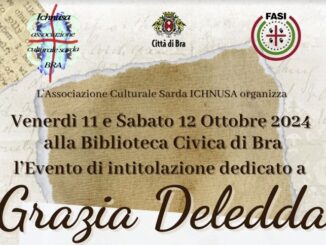 Bra: intitolazione dello spazio antistante la Biblioteca a Grazia Deledda