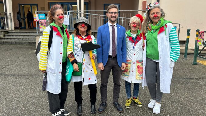 Anche il sindaco di Alba ha partecipato alla Settimana Piedibus 1