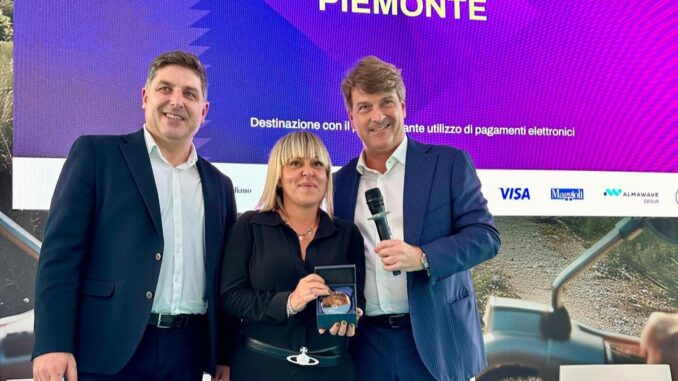 Piemonte, menzione speciale al premio cashless destination per l'importante utilizzo di pagamenti elettronici