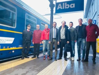 Arrivato questa mattina da Roma il primo treno turistico della serie Espresso Langhe Monferrato
