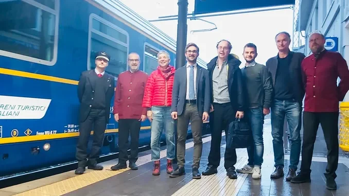 Arrivato questa mattina da Roma il primo treno turistico della serie Espresso Langhe Monferrato