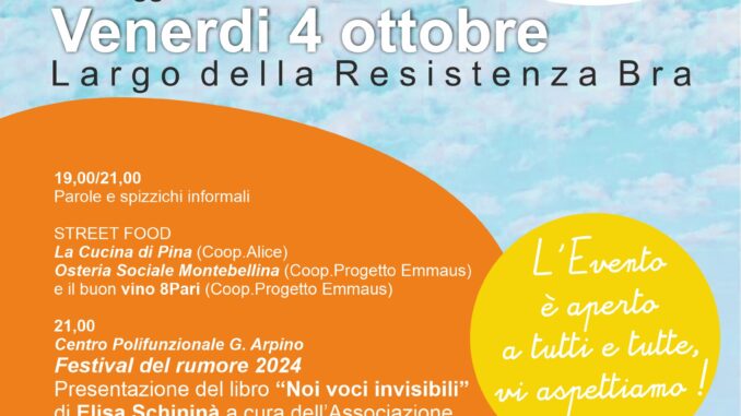 arlo Questa sera a Bra la terza edizione di "Come buchi nel cielo", per parlare di salute mentale