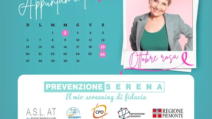 Prevenzione del tumore al collo dell’utero, visite gratuite sabato 19 ad Asti