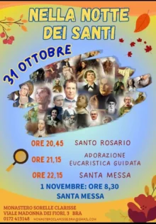Alle Clarisse si celebra la veglia di tutti i santi