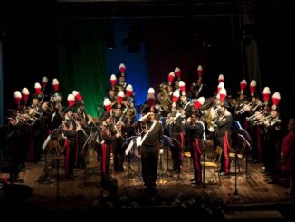 La fanfara dell’Arma per l’associazione nazionale Carabinieri