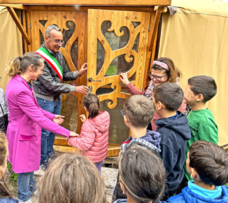 Un’aula speciale alla primaria di Sommariva Bosco: è una yurta
