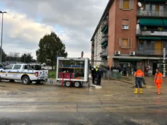 Protezione civile del Piemonte interviene in Emilia-Romagna con i mezzi per il pompaggio dell