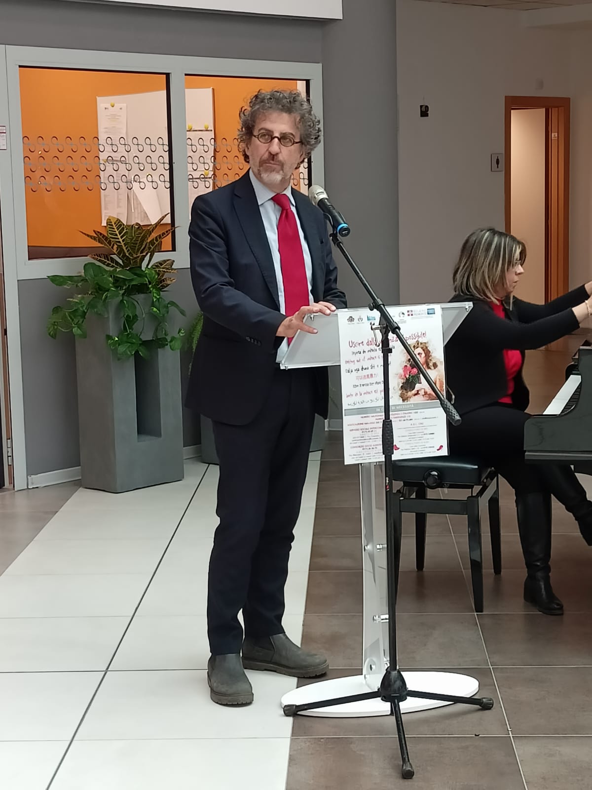 Per la Giornata contro la violenza sulle donne, letture e brani al pianoforte all’ospedale di Verduno 1
