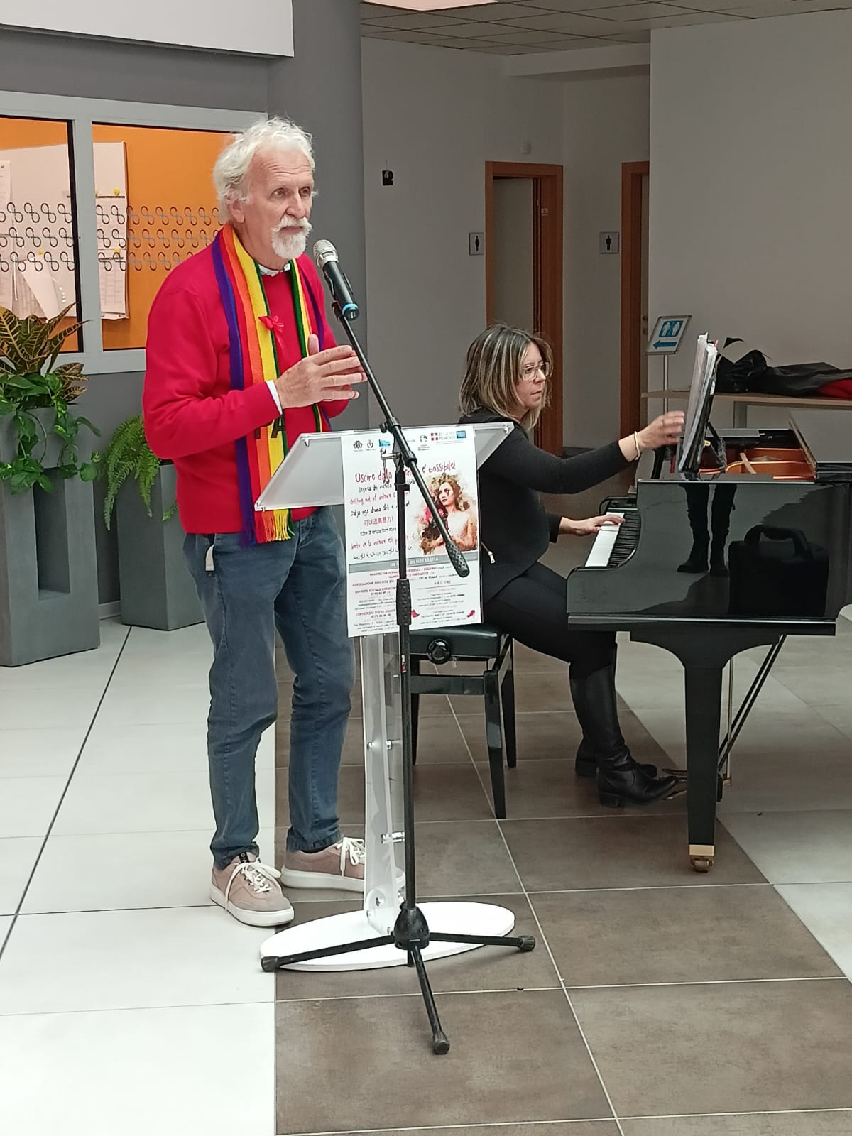 Per la Giornata contro la violenza sulle donne, letture e brani al pianoforte all’ospedale di Verduno 2