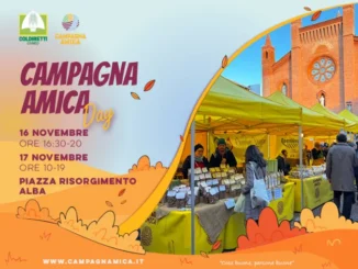 Coldiretti porta ad Alba, in piazza Risorgimento, Campagna amica