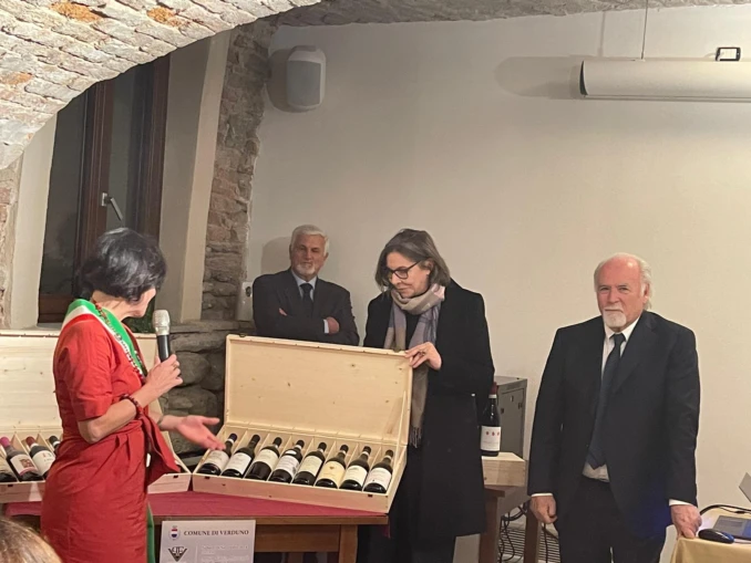 Verduno consegna il premio Fulvia ad Antonio Ricci