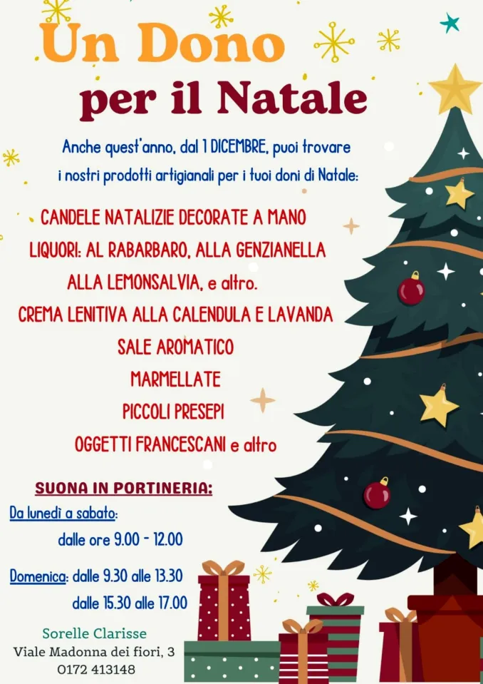 Tante idee per i regali di Natale a Bra: da Mamma Margherita ai Salesiani, dai Fratini e alle Clarisse 2