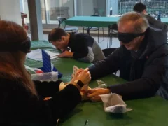 A Ticket to Bra, giornata dei giochi da tavolo, anche gli ipovedenti allestiscono il loro tavolo 4
