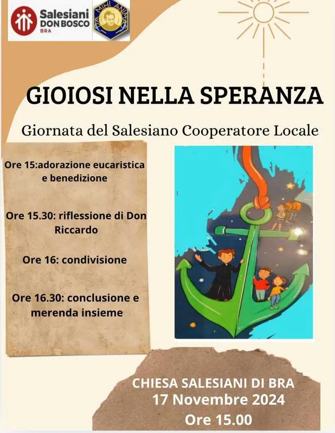 Gioiosi nella speranza: un incontro ai Salesiani di Bra