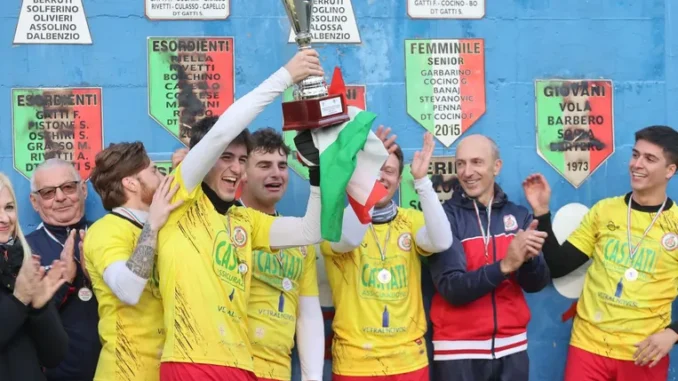 Pallapugno: lo scudetto di Serie B va alla Castiati Neivese. Pieve di Teco battuta nello spareggio