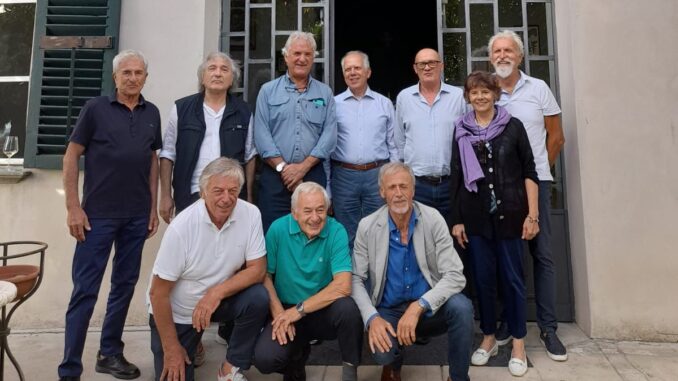 I ragionieri albesi del 1973 ritrovano lo studio sul ponte di Pollenzo 1