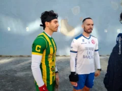 Seria A di pallapugno. Si gioca la finale di andata tra Alba e Cortemilia che oppone i fratelli Vacchetto 2