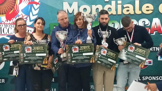 Gli albesi Piero Conidi e Irene Marmo vincenti al Mondiale di pizza piccante