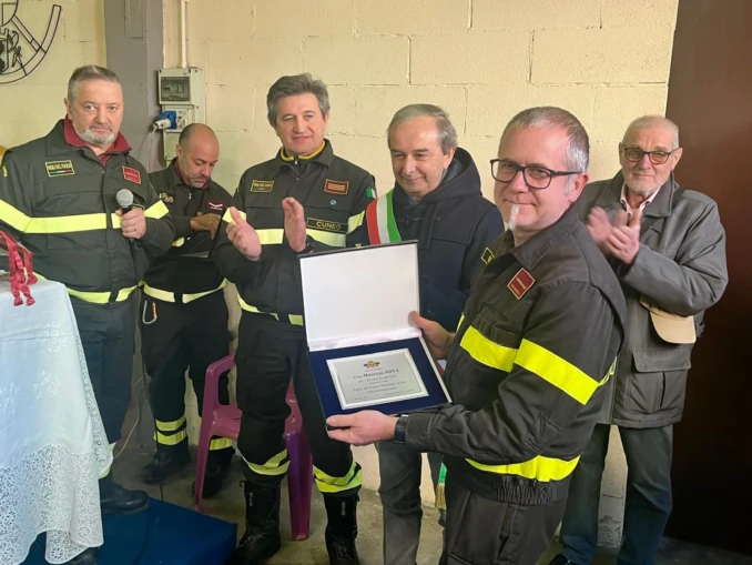 A Bra i Vigili del fuoco fanno festa per Santa Barbara 1