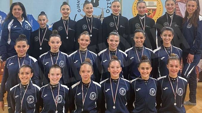 La Ginnastica Alba open senior è seconda al Campionato regionale