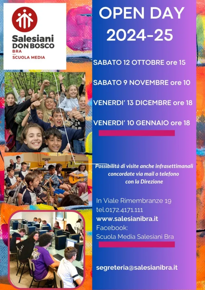 Scuola media salesiana: tra orientamento, open day e congratulazioni istituzionali