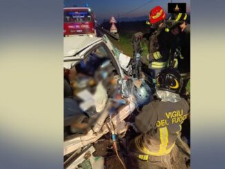 Incidente stradale che ha coinvolto 3 autovetture sulla Srtrada Statale 20 nel Comune di Genola