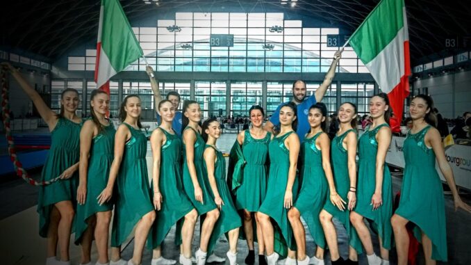 In pedana la Ginnastica Alba a Rimini per la Winter Edition 2024 della Federazione Ginnastica d’Italia