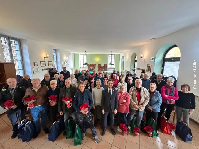Auguri e ringraziamenti ai nonni civici di Alba 3