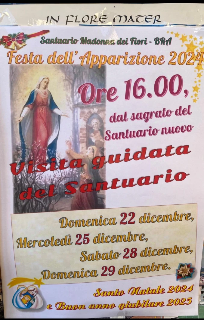 Bra / Visite guidate al santuario della Madonna dei fiori