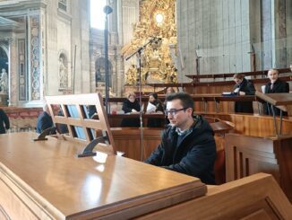 Il musicista albese Gabriele Studer si è esibito nella basilica di San Pietro