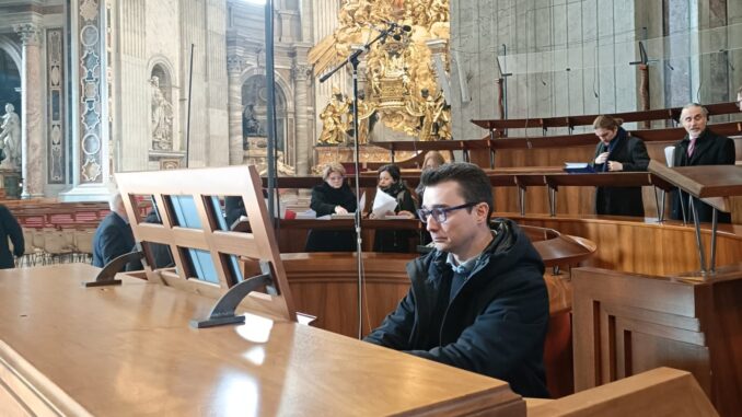 Il musicista albese Gabriele Studer si è esibito nella basilica di San Pietro