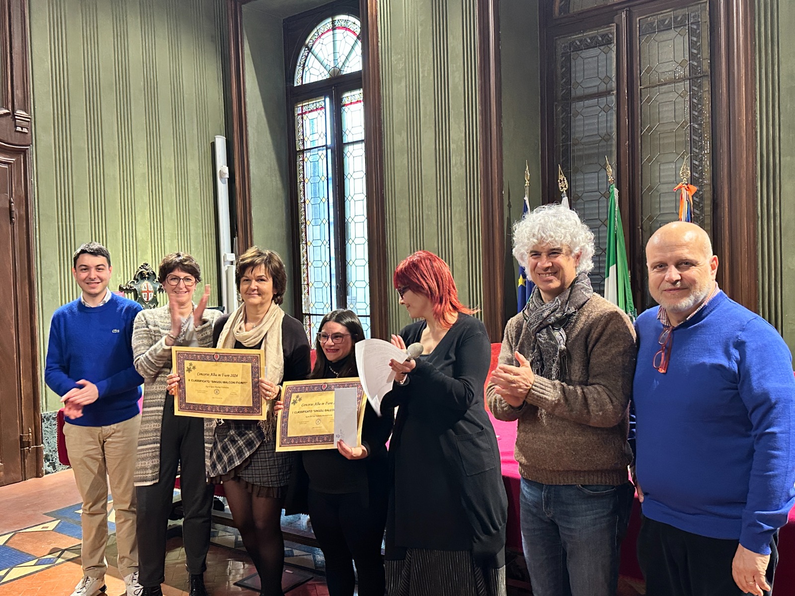 Fotogallery / Sono stati premiati i vincitori del concorso Alba in fiore 2024 2